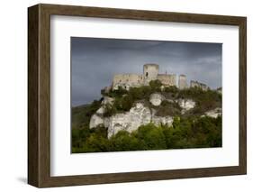 Chateau Gaillard, Les Andelys, Eure, Normandy, France-Charles Bowman-Framed Photographic Print