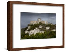 Chateau Gaillard, Les Andelys, Eure, Normandy, France-Charles Bowman-Framed Photographic Print