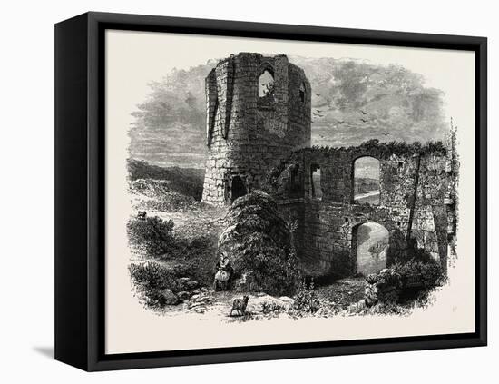 Chateau Gaillard, Normandy and Brittany, France, 19th Century-null-Framed Stretched Canvas