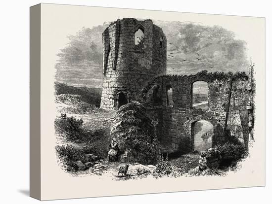 Chateau Gaillard, Normandy and Brittany, France, 19th Century-null-Stretched Canvas