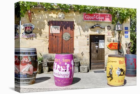 Château Haut Sarpe, open-air museum, vineyard, Saint-Émilion, Département G-Klaus Neuner-Stretched Canvas