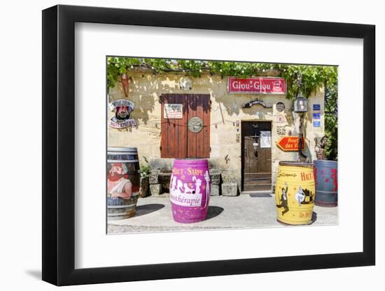 Château Haut Sarpe, open-air museum, vineyard, Saint-Émilion, Département G-Klaus Neuner-Framed Photographic Print