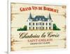 Chateau La Croix-Martin Wiscombe-Framed Art Print