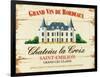 Chateau La Croix-Martin Wiscombe-Framed Art Print