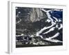 Chateau Lake Louise Hotel and Bow Valley from Sulphur Mountain, Banff Np, Alberta, Canada-DeFreitas Michael-Framed Photographic Print