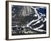 Chateau Lake Louise Hotel and Bow Valley from Sulphur Mountain, Banff Np, Alberta, Canada-DeFreitas Michael-Framed Photographic Print