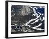 Chateau Lake Louise Hotel and Bow Valley from Sulphur Mountain, Banff Np, Alberta, Canada-DeFreitas Michael-Framed Photographic Print