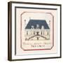 Chateau Maison Blanche-Andras Kaldor-Framed Premium Giclee Print