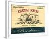 Chateau Mayne-Martin Wiscombe-Framed Art Print