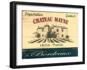 Chateau Mayne-Martin Wiscombe-Framed Art Print
