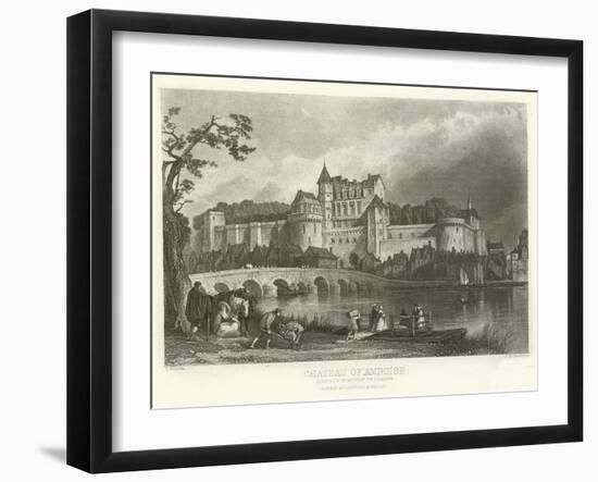 Chateau of Amboise-Alphonse Marie de Neuville-Framed Giclee Print