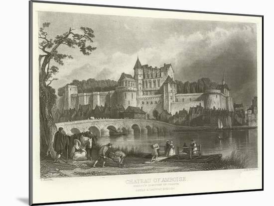 Chateau of Amboise-Alphonse Marie de Neuville-Mounted Giclee Print