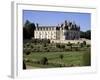 Chateau of Chenonceau and Garden, Touraine, Loire Valley, Centre, France-Roy Rainford-Framed Photographic Print