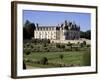 Chateau of Chenonceau and Garden, Touraine, Loire Valley, Centre, France-Roy Rainford-Framed Photographic Print