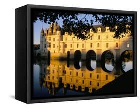 Chateau of Chenonceau, Indre Et Loire, Loire Valley, France-Bruno Morandi-Framed Stretched Canvas