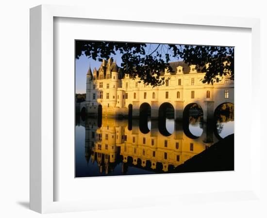 Chateau of Chenonceau, Indre Et Loire, Loire Valley, France-Bruno Morandi-Framed Photographic Print