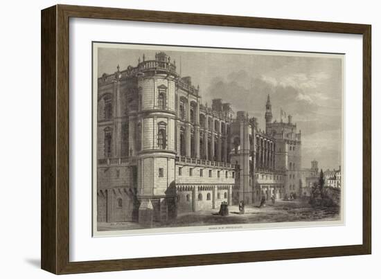 Chateau of St Germain-En-Laye-Michel Charles Fichot-Framed Giclee Print