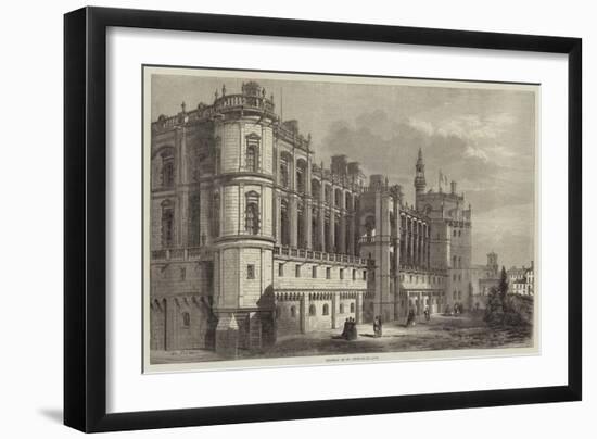 Chateau of St Germain-En-Laye-Michel Charles Fichot-Framed Giclee Print