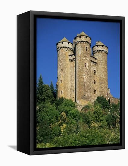 Chateau of Tournemire, Cantal, Auvergne, France-Michael Busselle-Framed Stretched Canvas