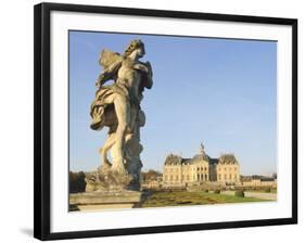 Chateau of Vaux Le Vicomte, Ile De France, France, Europe-Guy Thouvenin-Framed Photographic Print