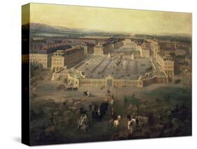 Chateau of Versailles, France, seen from the Place d'Armes, 1722-Pierre-Denis Martin-Stretched Canvas