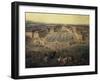 Chateau of Versailles, France, seen from the Place d'Armes, 1722-Pierre-Denis Martin-Framed Giclee Print