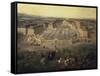 Chateau of Versailles, France, seen from the Place d'Armes, 1722-Pierre-Denis Martin-Framed Stretched Canvas