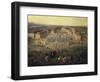 Chateau of Versailles, France, seen from the Place d'Armes, 1722-Pierre-Denis Martin-Framed Giclee Print