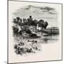 Chateau on the Rance, Normandy and Brittany, France, 19th Century-null-Mounted Giclee Print