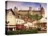 Chateau, Pierrefonds, Oise, Nord-Picardy, France-David Hughes-Stretched Canvas