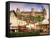 Chateau, Pierrefonds, Oise, Nord-Picardy, France-David Hughes-Framed Stretched Canvas