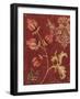 Chateau Pomegranate 1-Regina-Andrew Design-Framed Art Print