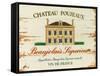 Chateau Poujeaux-Martin Wiscombe-Framed Stretched Canvas