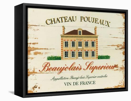 Chateau Poujeaux-Martin Wiscombe-Framed Stretched Canvas