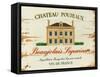 Chateau Poujeaux-Martin Wiscombe-Framed Stretched Canvas