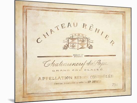 Chateau Renier-Angela Staehling-Mounted Art Print