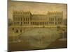 Chateau Versailles Viewed from Gardens, 1675, France 17th Century-null-Mounted Giclee Print