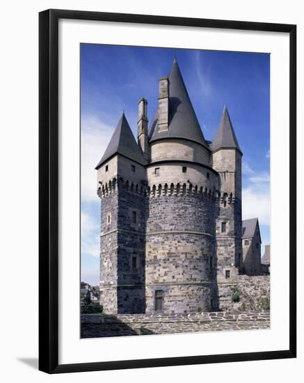 Chateau, Vitre, Ille-Et-Vilaine, Brittany, France-Michael Busselle-Framed Photographic Print