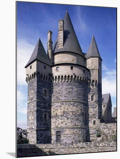 Chateau, Vitre, Ille-Et-Vilaine, Brittany, France-Michael Busselle-Mounted Photographic Print