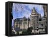 Chateau, Vitre, Ille-Et-Vilaine, Brittany, France-David Hughes-Framed Stretched Canvas