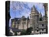 Chateau, Vitre, Ille-Et-Vilaine, Brittany, France-David Hughes-Stretched Canvas