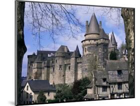 Chateau, Vitre, Ille-Et-Vilaine, Brittany, France-David Hughes-Mounted Photographic Print