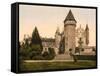 Chateaux de Bourbon , Busset near Vichy, France, c.1890-1900-null-Framed Stretched Canvas