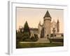 Chateaux de Bourbon , Busset near Vichy, France, c.1890-1900-null-Framed Photographic Print