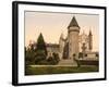 Chateaux de Bourbon , Busset near Vichy, France, c.1890-1900-null-Framed Photographic Print