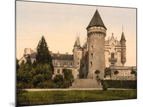 Chateaux de Bourbon , Busset near Vichy, France, c.1890-1900-null-Mounted Photographic Print