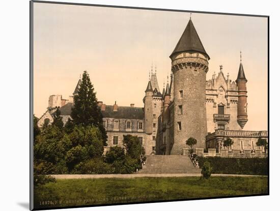 Chateaux de Bourbon , Busset near Vichy, France, c.1890-1900-null-Mounted Photographic Print
