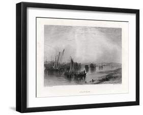 Chatham, Kent, 1860-E Finden-Framed Giclee Print