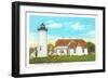 Chatham Lighthouse, Cape Cod, Mass.-null-Framed Art Print