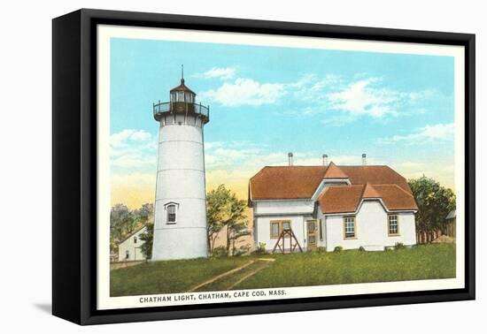 Chatham Lighthouse, Cape Cod, Mass.-null-Framed Stretched Canvas